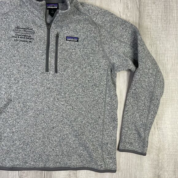 Patagonia Jacket Mens Large Gray Better Sweater Fleece Outdoors Hiking Camping O - Picture 3 of 9